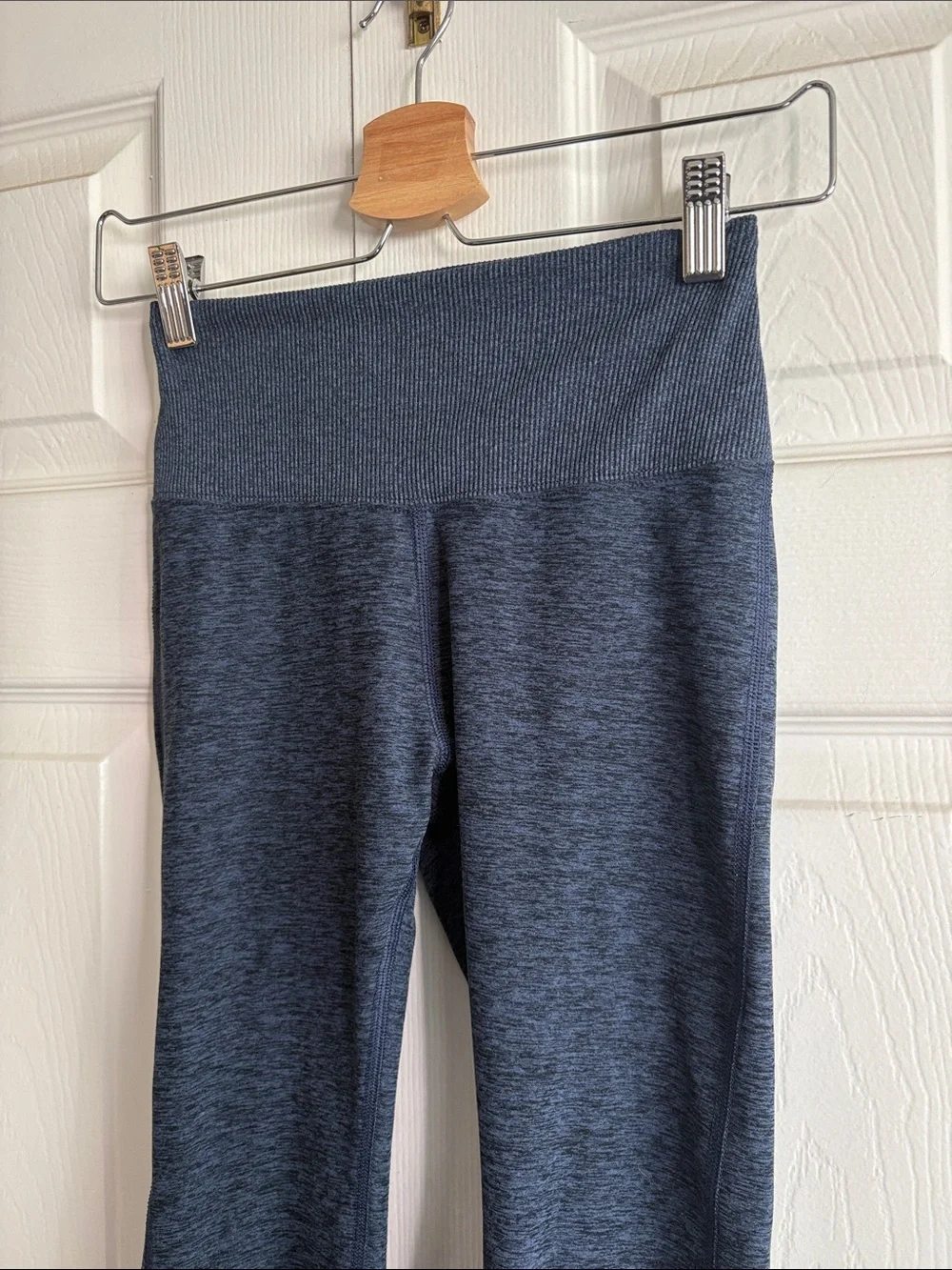 ALO Yoga Navy Heather Lounge Alosoft Leggings - XS